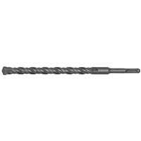 Steel Sealey SDS Plus drill bit, 16mm diameter, 250mm length, with spiral flutes and cylindrical shank.