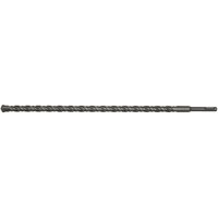 Sealey SDS Plus drill bit, 16mm diameter, 450mm length, silver with spiral fluting and hexagonal shank.
