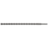 Sealey SDS Plus drill bit, 18mm diameter, 450mm length, with spiral fluting and a silver metallic finish.