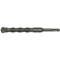 Sealey SDS Plus drill bit, 19mm diameter, 200mm length, silver with spiral flutes and pointed tip.