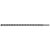 Sealey SDS Plus drill bit, 19mm diameter, 450mm length, silver with spiral fluting and hexagonal shank.