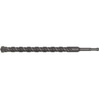 Sealey SDS Plus drill bit, 20mm diameter, 300mm length, with spiral fluting and pointed tip, dark metallic finish.