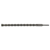 Sealey SDS Plus drill bit, 24mm diameter, 450mm length, silver with spiral fluting and pointed tip.