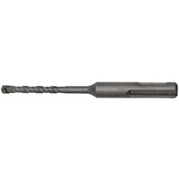 Sealey SDS Plus drill bit, 6mm diameter, 110mm length, silver steel with spiral fluting and cylindrical shank.