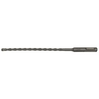Sealey SDS Plus drill bit, 6mm diameter, 210mm length, with spiral fluting and cylindrical shank, metallic finish.