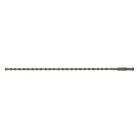 Sealey SDS Plus drill bit, 8mm diameter, 450mm length, silver steel with spiral fluting for masonry drilling.