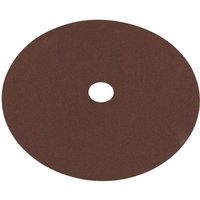 Brown Sealey silicone carbide sanding disc with central hole, circular shape, and smooth surface.