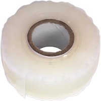 Clear Sealey silicone repair tape roll with a smooth, glossy finish and a cardboard core.