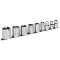 Sealey 9pc 1/2" Sq Drive Whitworth Socket Set - image 3