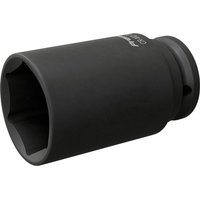 Black Sealey 1/2" drive hexagon impact socket with a smooth matte finish and engraved size markings.