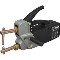 Sealey SR123 spot welder, black and silver with dual copper electrodes and ergonomic handle.