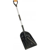 Black Sealey shovel with wide scoop, 900mm metal handle, and orange D-grip.