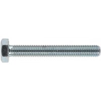 Sealey zinc-plated setscrew M10 x 75mm with hexagonal head, pack of 25, featuring threaded shaft.