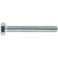 Zinc-plated Sealey setscrew, M10 x 80mm, hex head, fully threaded, pack of 25.