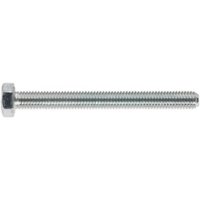 Sealey SS550 zinc setscrew, M5 x 50mm, hex head, silver finish, pack of 50.