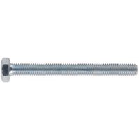 Sealey SS660 zinc setscrew, M6 x 60mm, hex head, silver, pack of 50, grade 8.8 steel, threaded shaft.