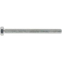 Sealey SS675 zinc setscrew M6 x 75mm, silver, hexagonal head, pack of 50, threaded shaft, durable steel construction