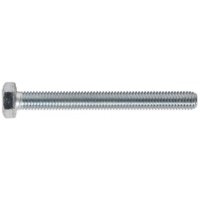Sealey SS875 setscrew, M8 x 75mm, zinc-plated, hex head, threaded shaft, pack of 25.