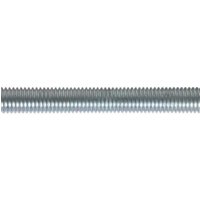 Sealey STUD12 studding, M12 x 1m, zinc finish, pack of 5, threaded metal rods with a shiny silver appearance.