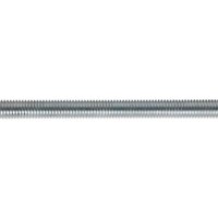 Sealey STUD8 zinc-plated M8 studding, 1 meter long, threaded rod, pack of 5, metallic finish.