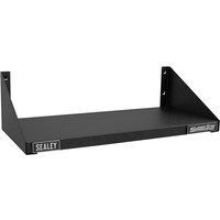 Black Sealey Superline Pro Modular Shelf with side brackets and Sealey logo on the front panel.