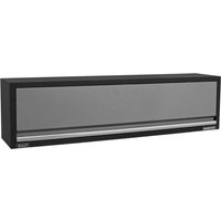 Black and gray Sealey Superline Pro wall cabinet with sleek design and horizontal handle.