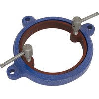 Blue Sealey swivel base with circular design, two metal handles, and mounting holes for CV150XT bench vice.