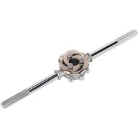 Sealey die holder with three screw alignment mechanism, featuring a silver metallic finish and dual handles.