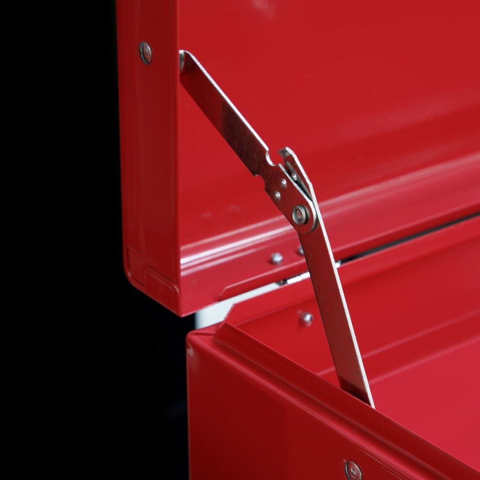 Sealey Topchest 6 Drawer with Ball Bearing Runners - Red/Grey - AP2201BB - Grey,red, Grey/red - image 5