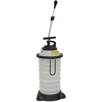 White Sealey TP6908 manual vacuum oil extractor with ribbed body, black base, and long extraction tube.