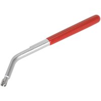 Red-handled Sealey Vauxhall Opel washer jet adjustment tool with angled metal shaft and small adjustment tip.