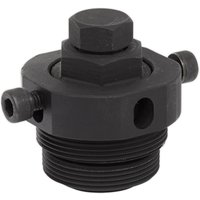 Black Sealey VSE5933 fuel pump sprocket remover with threaded base and hexagonal top for Hyundai Kia.