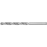 Sealey Worksafe HSS Twist Drill Bit, silver, cylindrical with spiral flutes and straight shank.