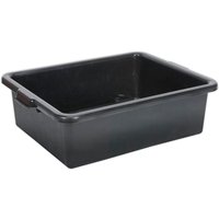 Black Sealey workshop storage tray with rectangular shape and sturdy plastic construction.