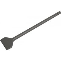 Sealey X2WC wide chisel, 75x400mm, SDS Max, with a flat, broad blade and long, cylindrical handle in metallic gray.