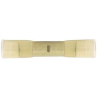 Yellow Sealey cold seal butt connector, cylindrical shape, transparent middle, Ø5.9mm, pack of 10.