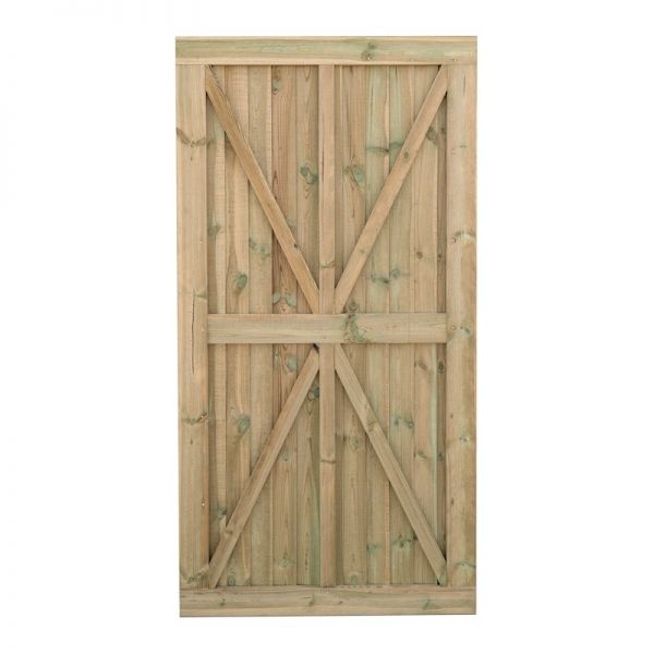 Shire Featheredge 6ft Green Fence Panel - image 2