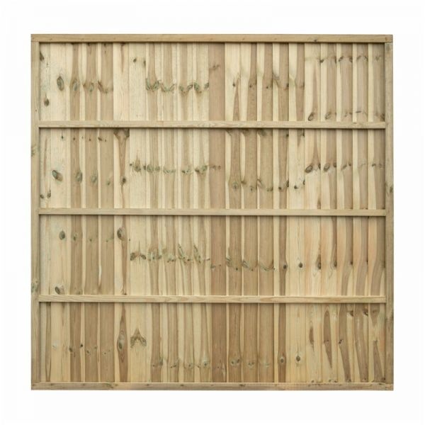 Shire Grange Superior Closeboad 6 x 6ft Green Vertical Fence Panel - image 2