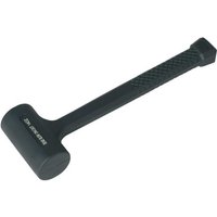 Black Siegen Dead Blow Hammer, 450g, with textured handle and solid rubber head for reduced rebound impact.