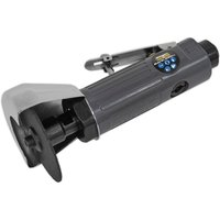 Gray Siegen S01005 rotary air cut off tool with 75mm blade and safety guard.