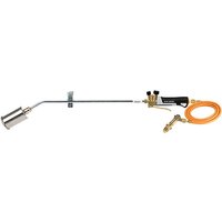 Sievert Pro88 Turbo Roofing Torch Kit with long metal nozzle, black handle, and orange 10m hose.