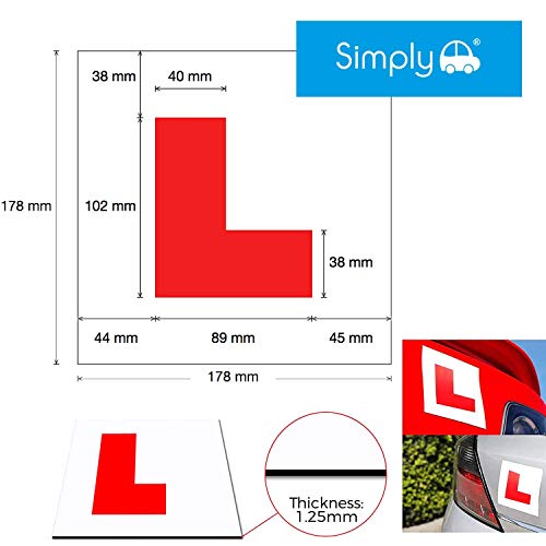 Simply Auto Fully Magnetic L Plates 2 Pack - image 4