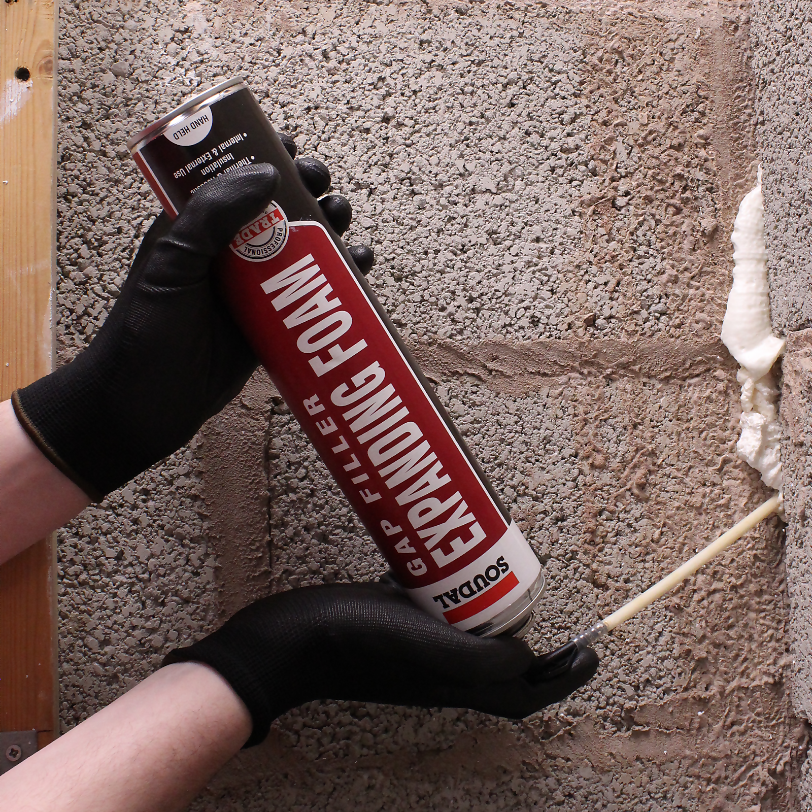 Soudal Gap Filler Expanding Foam - Hand Held Champagne 500Ml canister 1 - image 2