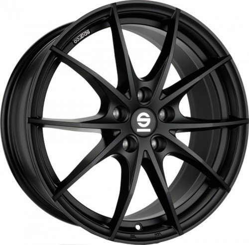 Sparco Wheels Sparco Wheels Trofeo 5 Alloy Wheels in Matt Black Set of 4 - 17x7.5 Inch ET35 5x112 PCD 73mm Centre Bore Matt Black, Black