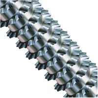 Spax Ra Frame Anchor 7.5 x 150mm, silver metallic finish, spiral thread design, pack of 100.