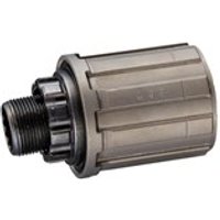 SRAM Freehub Body Kit, metallic cylindrical component with grooved surface and threaded black end.