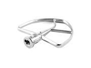 Shiny stainless steel flat beater with a curved design and a central attachment point, ideal for mixing and blending ingredients in KitchenAid stand mixers.