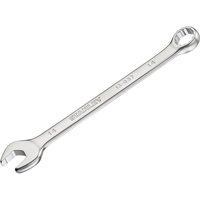 Stanley Fatmax 14mm silver combination wrench with anti-slip grip and open-end and box-end design.