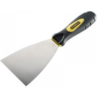 Stanley Dynagrip filling knife with 75mm stainless steel blade and ergonomic black and yellow handle.