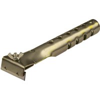 Stanley Tungsten Carbide Scraper with metallic handle, ergonomic grip, and replaceable blade.